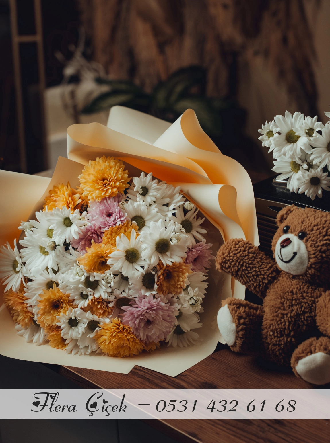 Karışık Papatya Buketi