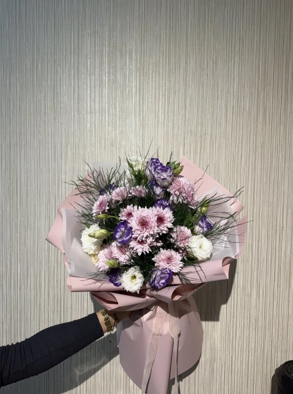 Mevsim Çiçekleri İle Karışık Buket 5