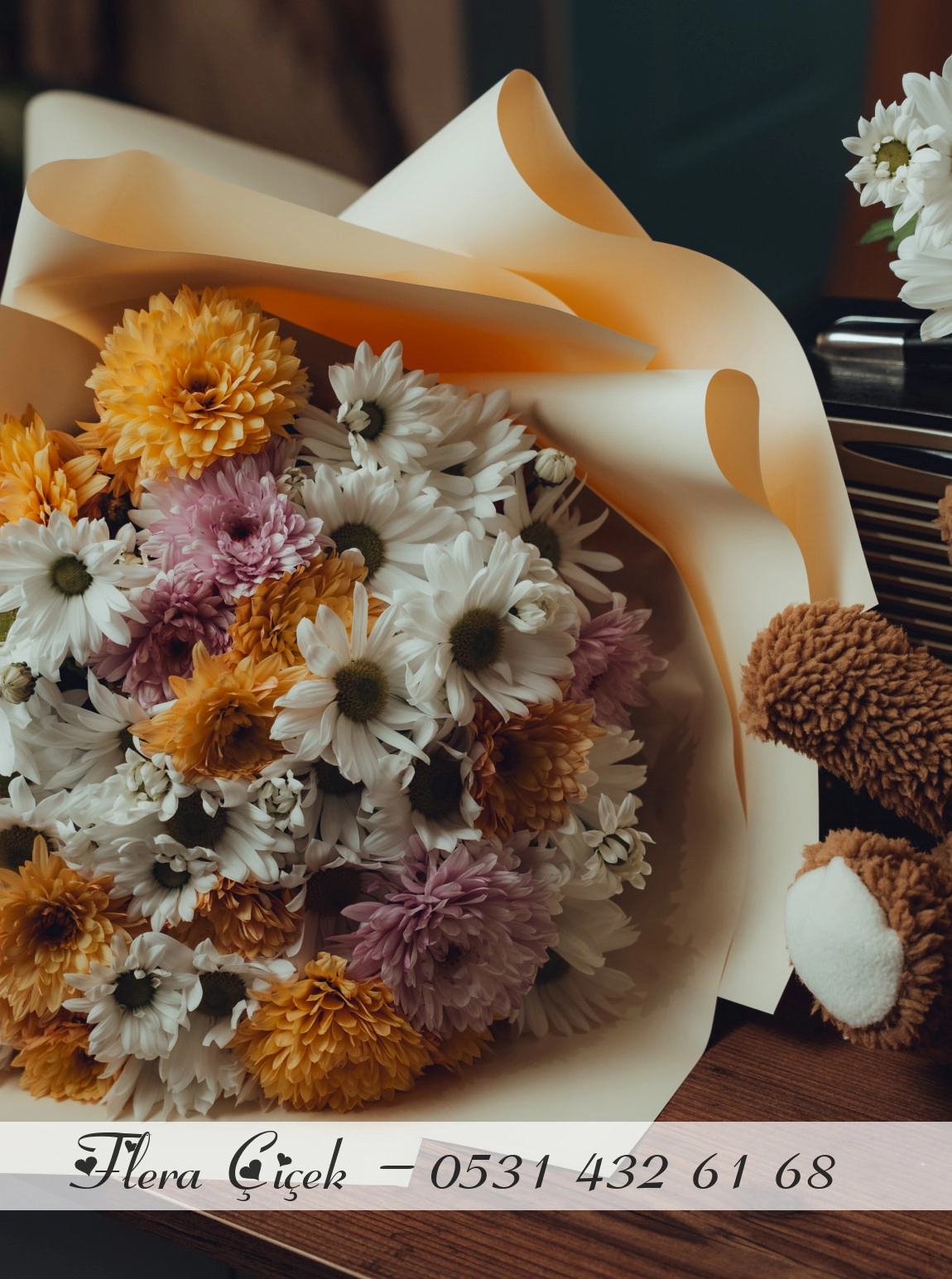 Karışık Papatya Buketi