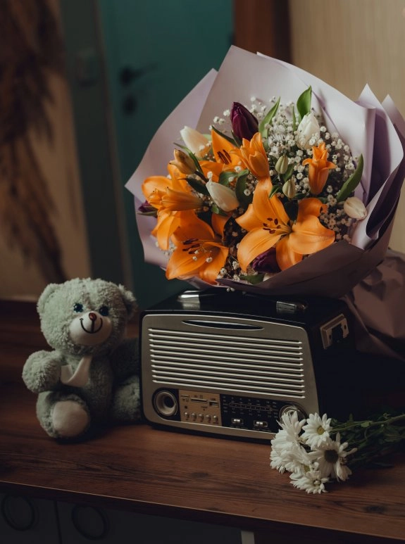 Lilyum Ve Lale Buketi