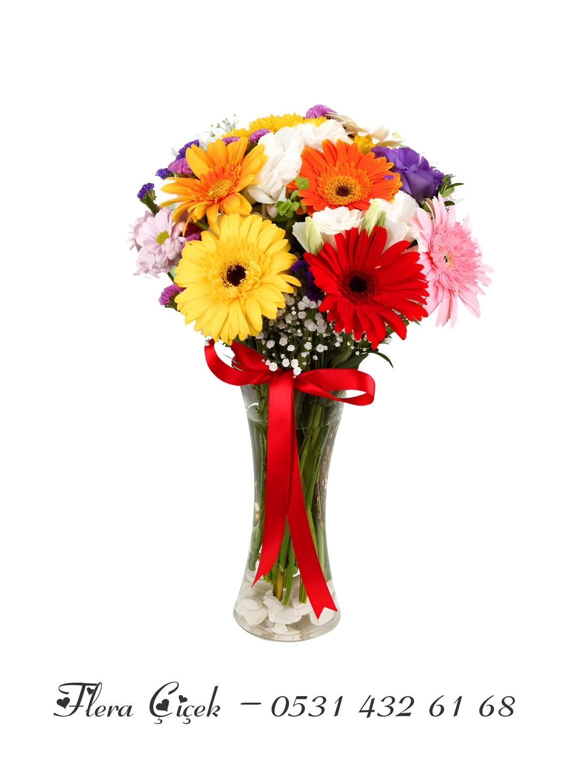 Vazoda Kır Çiçekleri